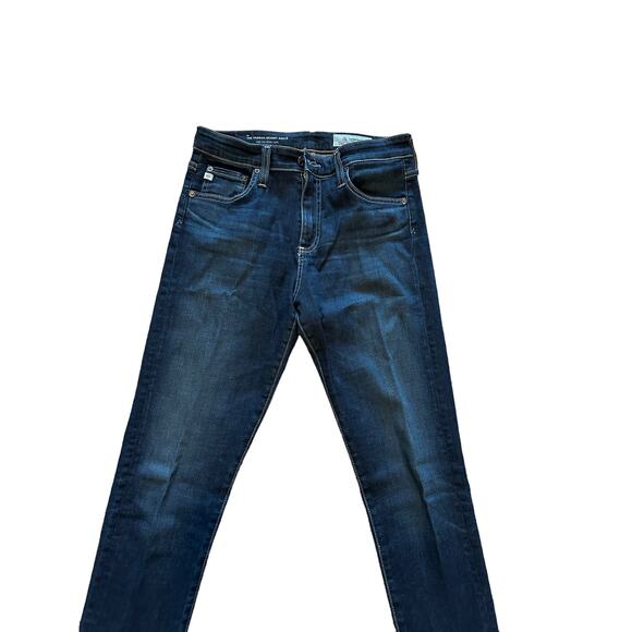 AG-ED Denim Women's 27R The Farrah High Rise Skinny Ankle Dark Wash Blue Jeans - Picture 5 of 14